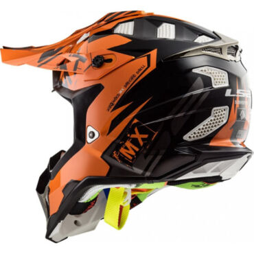 LS2 Мотошлем MX700 Subverter Evo Emperor Черно оранжевый - миниатюра 7