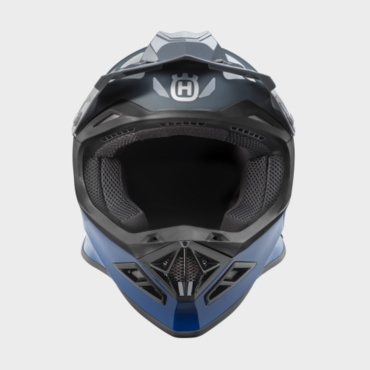Шлем кроссовый Husqvarna Authentic Helmet, grey blue (S, Взрослая  Кросс эндуро) - миниатюра 3