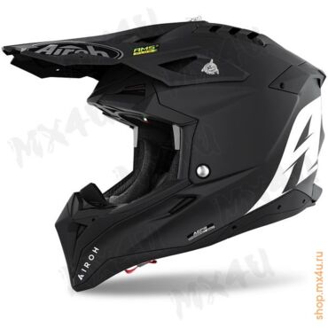 Кроссовый шлем Aviator 3 Черный Матовый - миниатюра 1