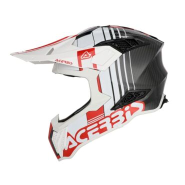 Acerbis Шлем Airstrike C 22 06 White Red - миниатюра 6