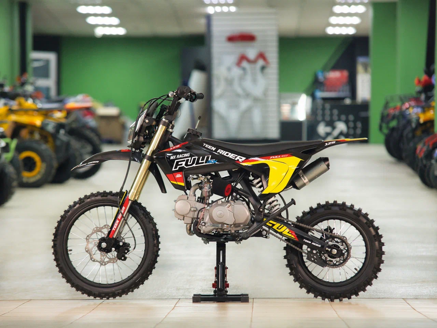 Питбайк FullCrew Teen Rider 125cc 17\14 (фара, электростартер) - фото 9