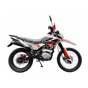 Мотоцикл эндуро ROCKOT ZR250 (белый красный) - миниатюра 1