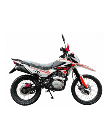 Мотоцикл эндуро ROCKOT ZR250 (белый красный)