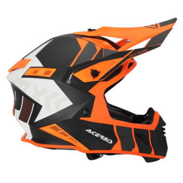 Acerbis Шлем кроссовый X TRACK 22 06 Orange Fluo Black - миниатюра 5