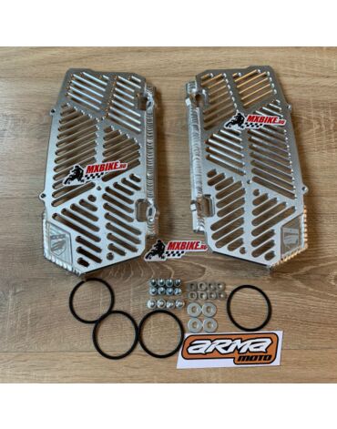 Защита радиаторов алюминиевая PRO KTM 20- / Husqvarna 20- / GasGas 21-