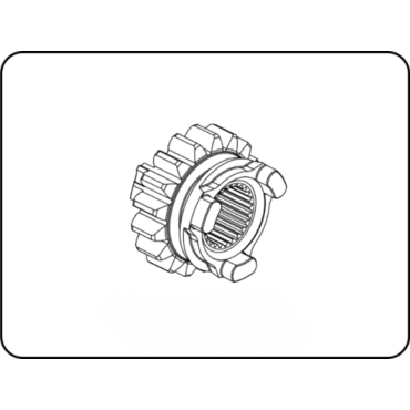 Шестерня 3й передачи первичного вала КПП KTM 250SX F 19- / Husqvarna FC250 19- / GasGas MC250F 21- - миниатюра 1