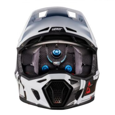 Leatt Мотошлем 9.5 Carbon White + очки Velocity 6.5 V26 - миниатюра 8