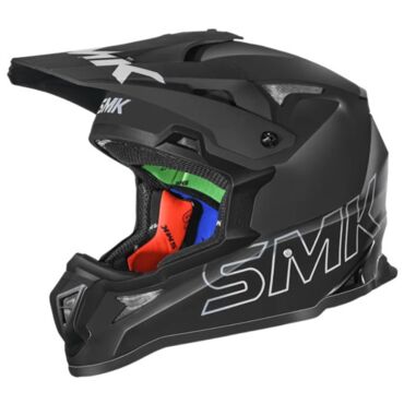 Шлем кроссовый SMK ALLTERRA SLOPE, black matt (M, Взрослая  Кросс эндуро) - миниатюра 1