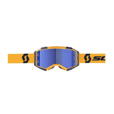 Scott Очки Fury dark yellow dark blue blue chrome works - миниатюра 2