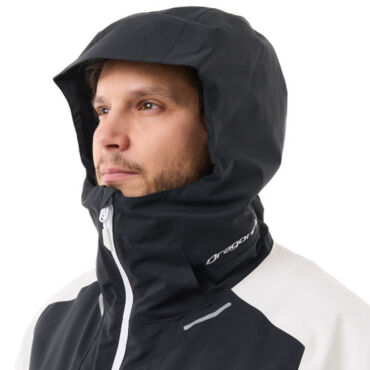 Dragonfly Куртка горнолыжная утепленная Gravity Man White Snow Black 2025 - миниатюра 19