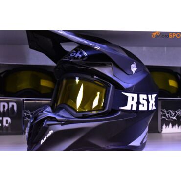 Очки зимние RSX Blizzard Winter, черный черный; двойная желтая линза - миниатюра 10