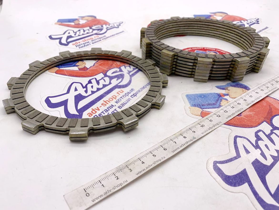 TRW MCC 612 9 FRICTION PLATES SET Комплект фрикционных дисков сцепления F800 GS / ST / S // 10015802 - фото 5