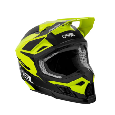 Oneal Шлем кроссовый 3Series Race желтый черный - миниатюра 7