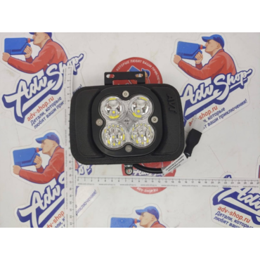 AVT extreme 2.0 LED фара XR250R SM 03 06 / XR400 SM ( пластик / рамка черная  ) - миниатюра 12