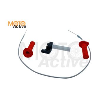 Ручки газа короткоходные ATV, CB CG 125 250 (Ø22mm, 7 8) ( вставка, трос) 