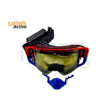 Очки снегоходные с магнитной линзой и подогревом AiM (PRO) 31 107 Accu Heated Red Blue Glossy - миниатюра 2