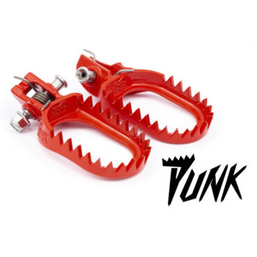 Подножки стальные красные S3 Punk KTM 07 16 / Husaberg 11 16 / Husqvarna 14 16 / Beta -19 / Sherco / Gas Gas - 20 / Yamaha - миниатюра 1