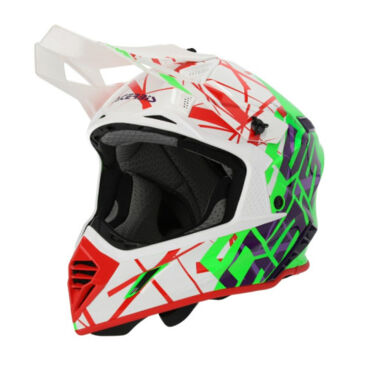 Acerbis Шлем X Track 22 06 Green White - миниатюра 6