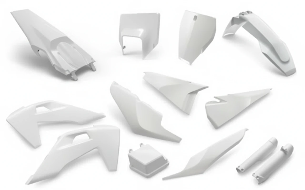 Комплект пластика белого Husqvarna TE FE 125 501 /20 23 - фото 1