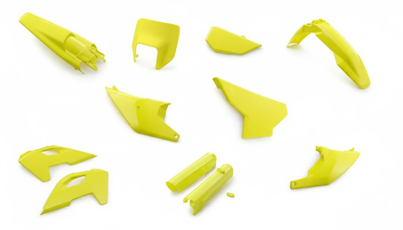 Комплект пластика желтый Husqvarna TE FE 24- - фото 1