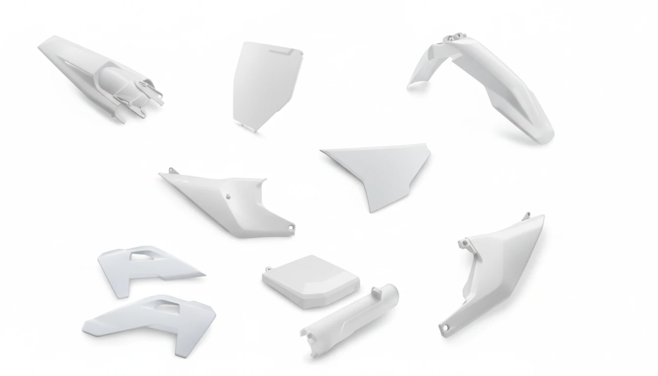 Комплект пластика белого Husqvarna TC FC 23- - фото 1