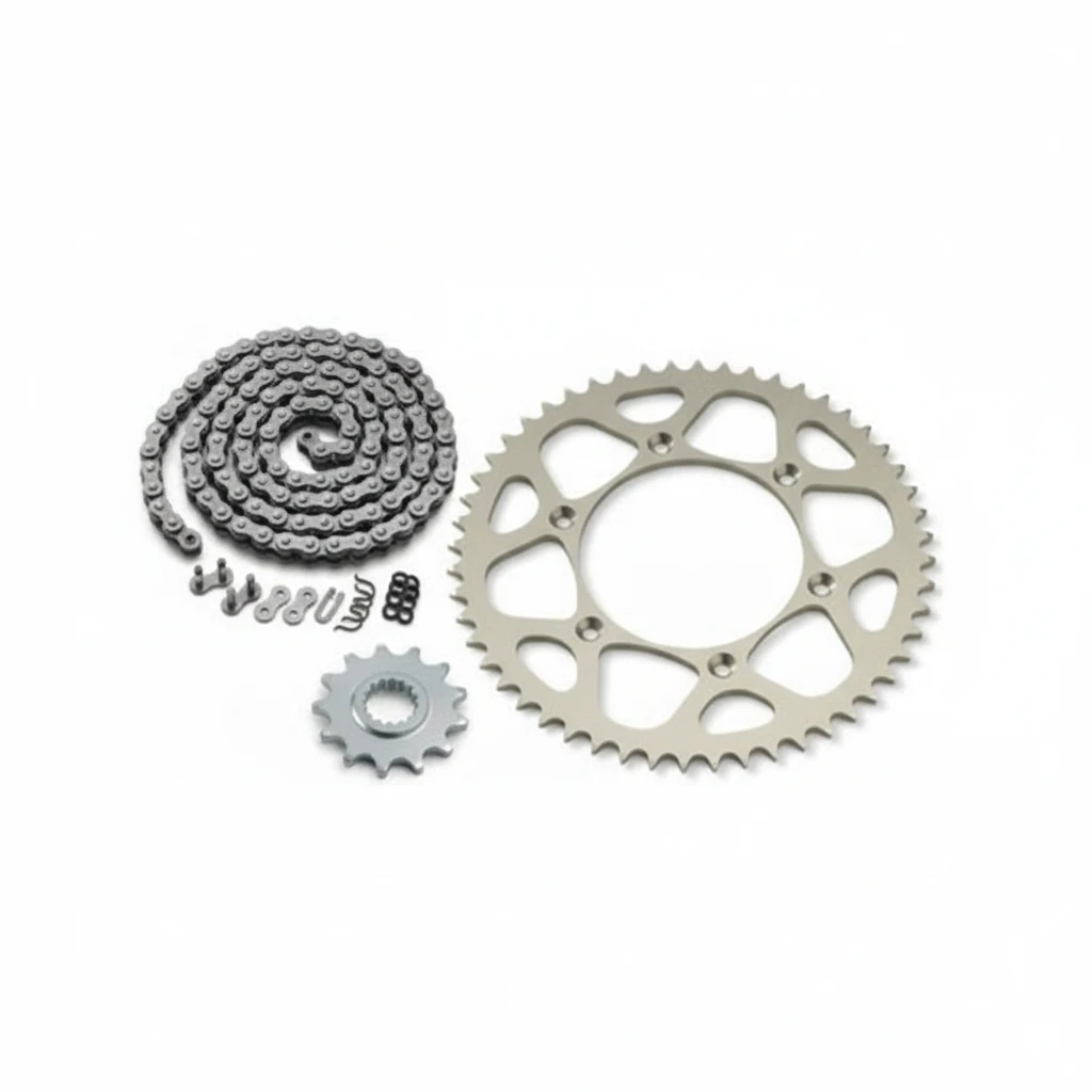 Цепь+звёзды комплект (14T 50T) KTM - фото 1