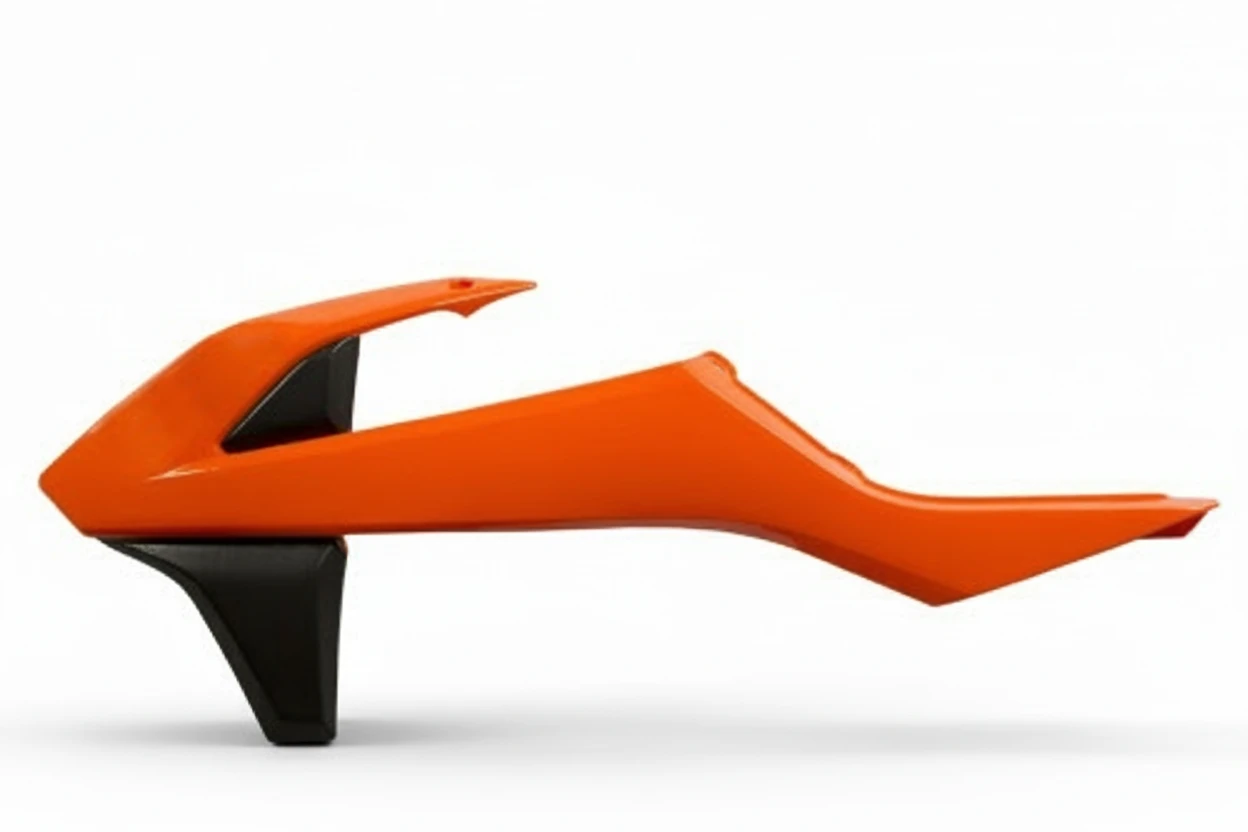 Acerbis спойлер радиатора оранжевый черный SX 16 18 EXC 17 19 // 0021745.209.016 - фото 1