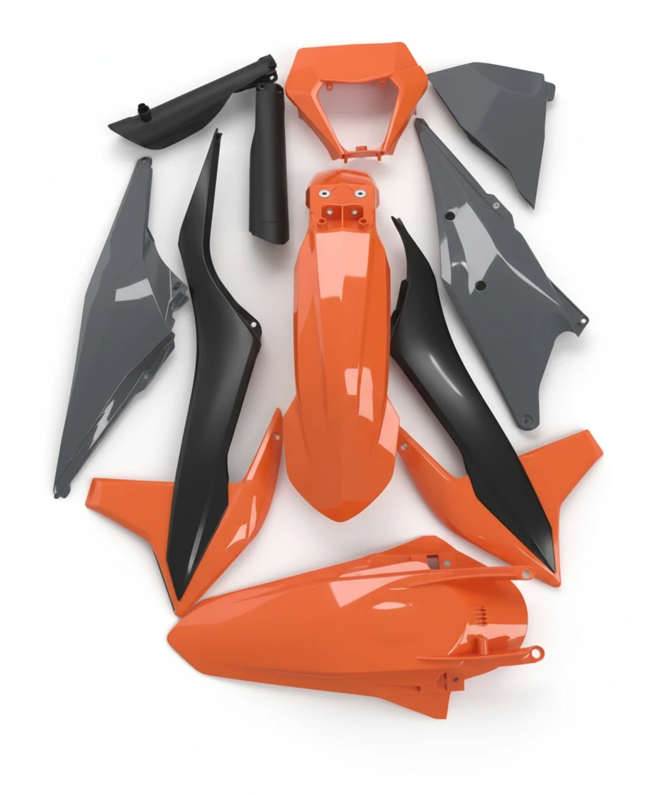 KTM Комплект пластика Acerbis EXC EXC F 20-.. Цвет Оранжевый Серый - фото 1