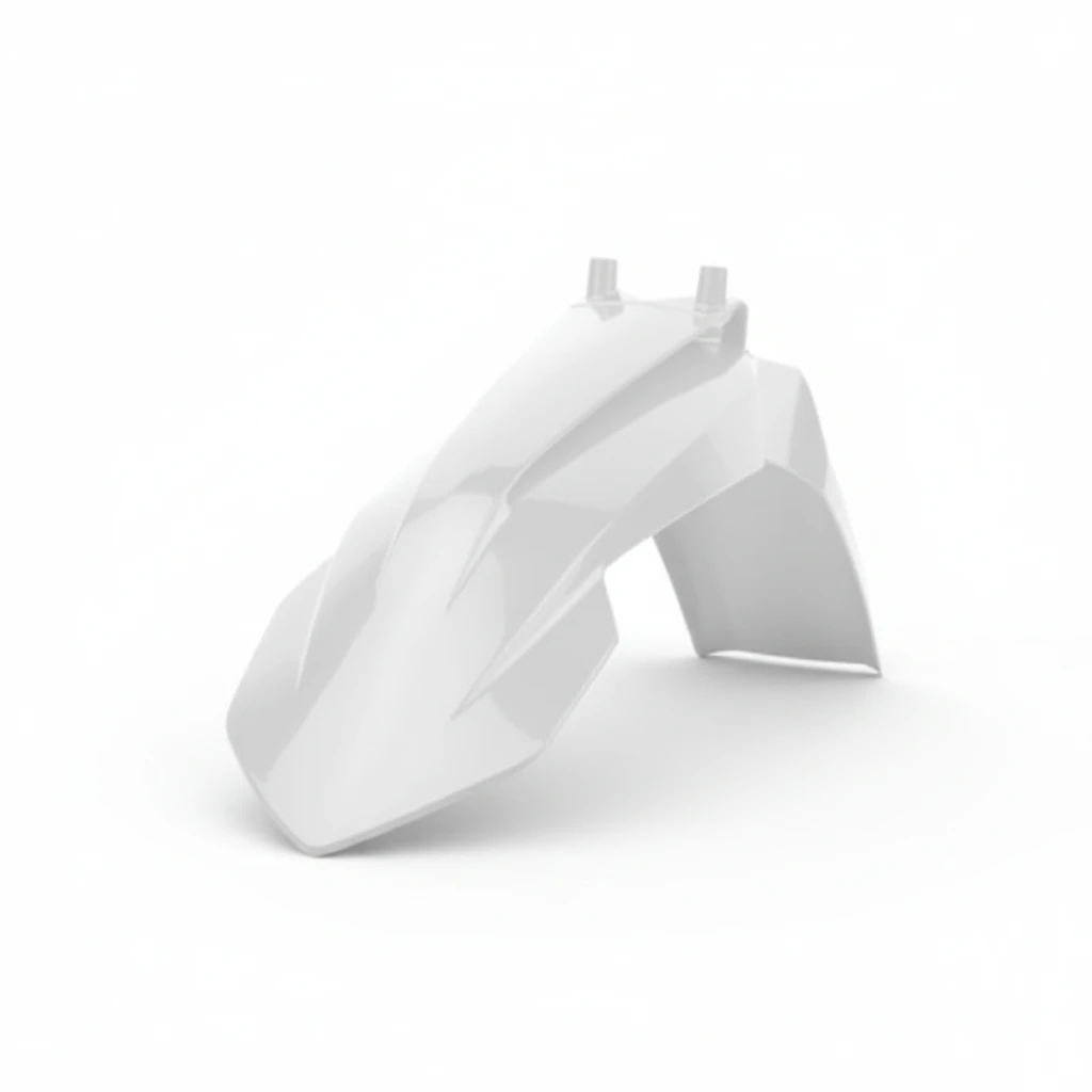 Крыло переднее белое KTM 65SX16 21 Polisport - фото 1