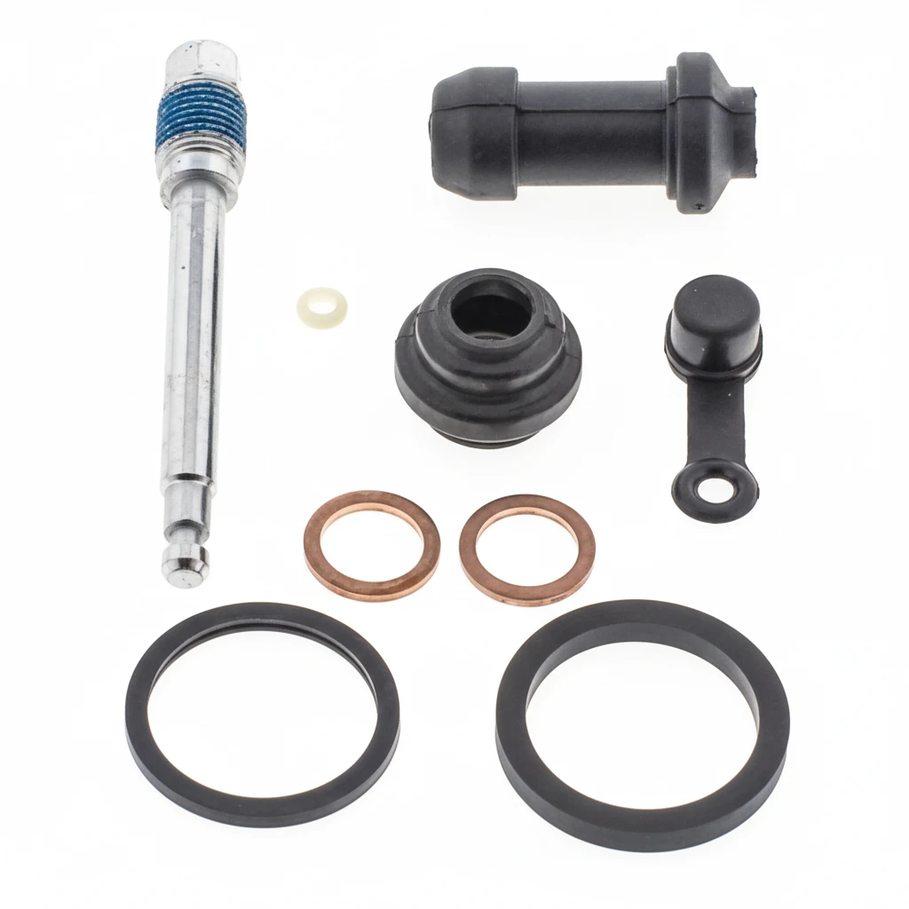 Ремкомплект суппорта заднего CR125R 02 07, CR250R 02 07, CRF150R 07 18, CRF150RB 07 18, CRF250R 04 18, CRF250X 04 17, CRF450R 02 18, CRF450RX 17 18, CRF450X 05 17 - фото 1