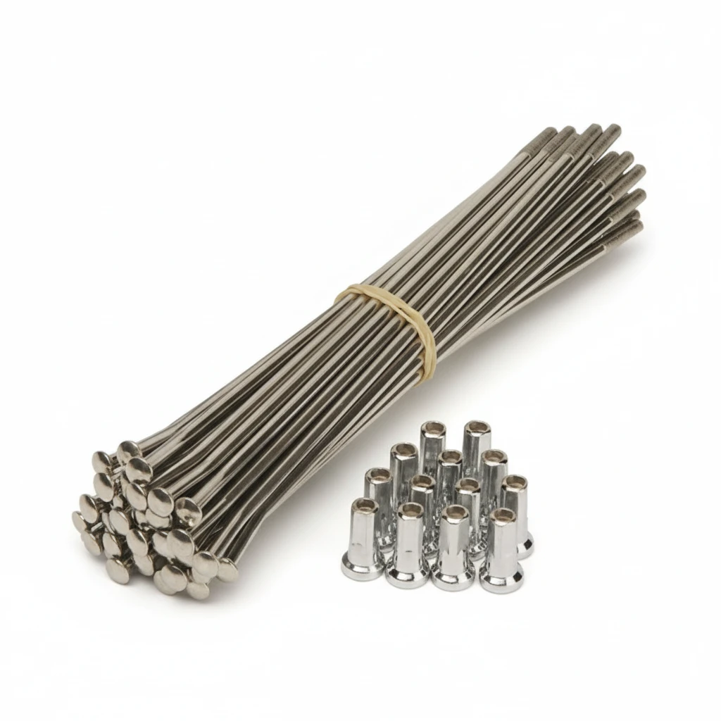 Спицы (к т) KAWASAKI KX85 OEM R19'' 01 17 - фото 1