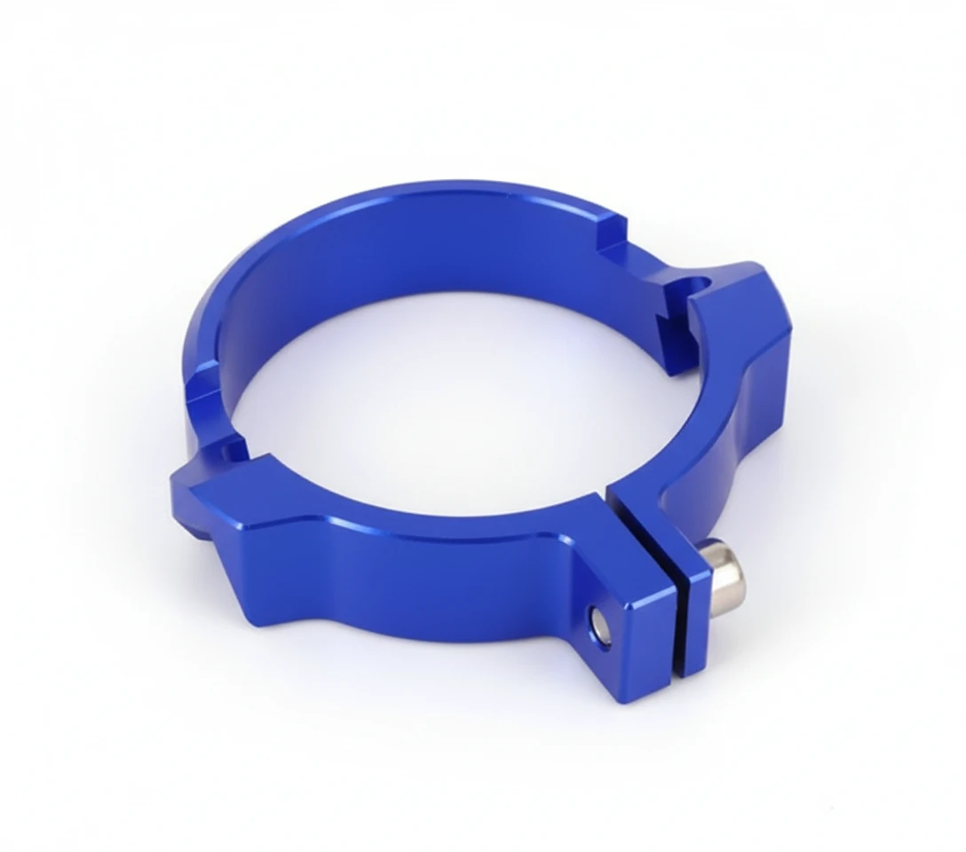 Защита выпускного фланца синяя Husqvarna 17 21 - фото 1