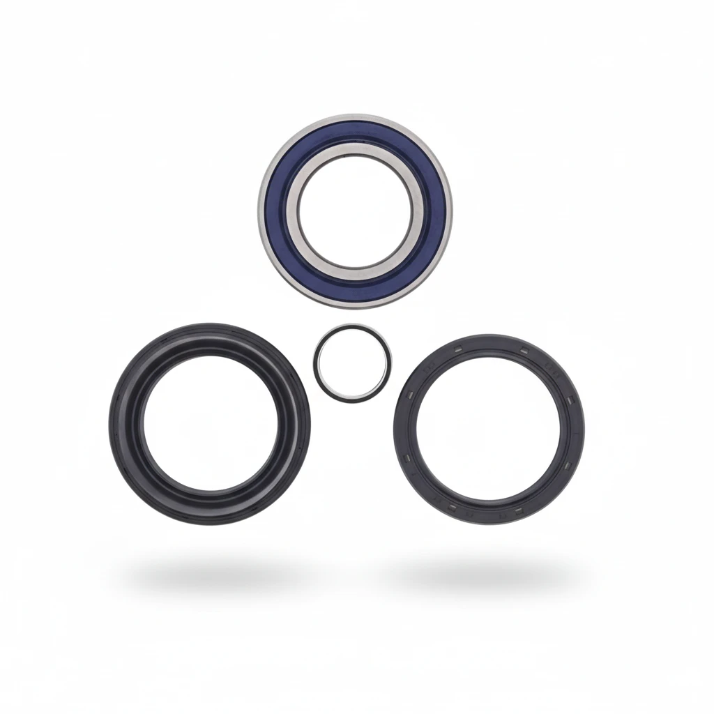 Подшипники переднего колеса комплект Honda TRX350 87, TRX350D 87 89 - фото 1