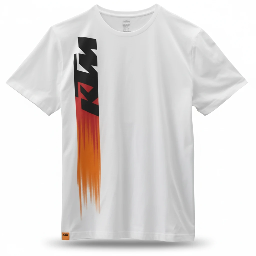 Футболка KTM Faded Tee white (L) - фото 1