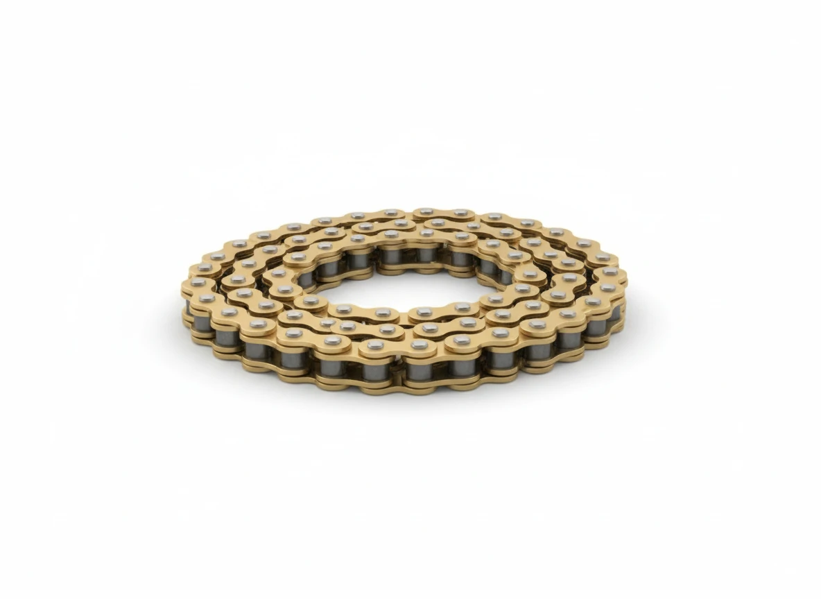 Цепь 428NZ G&B золотая 114 - фото 1