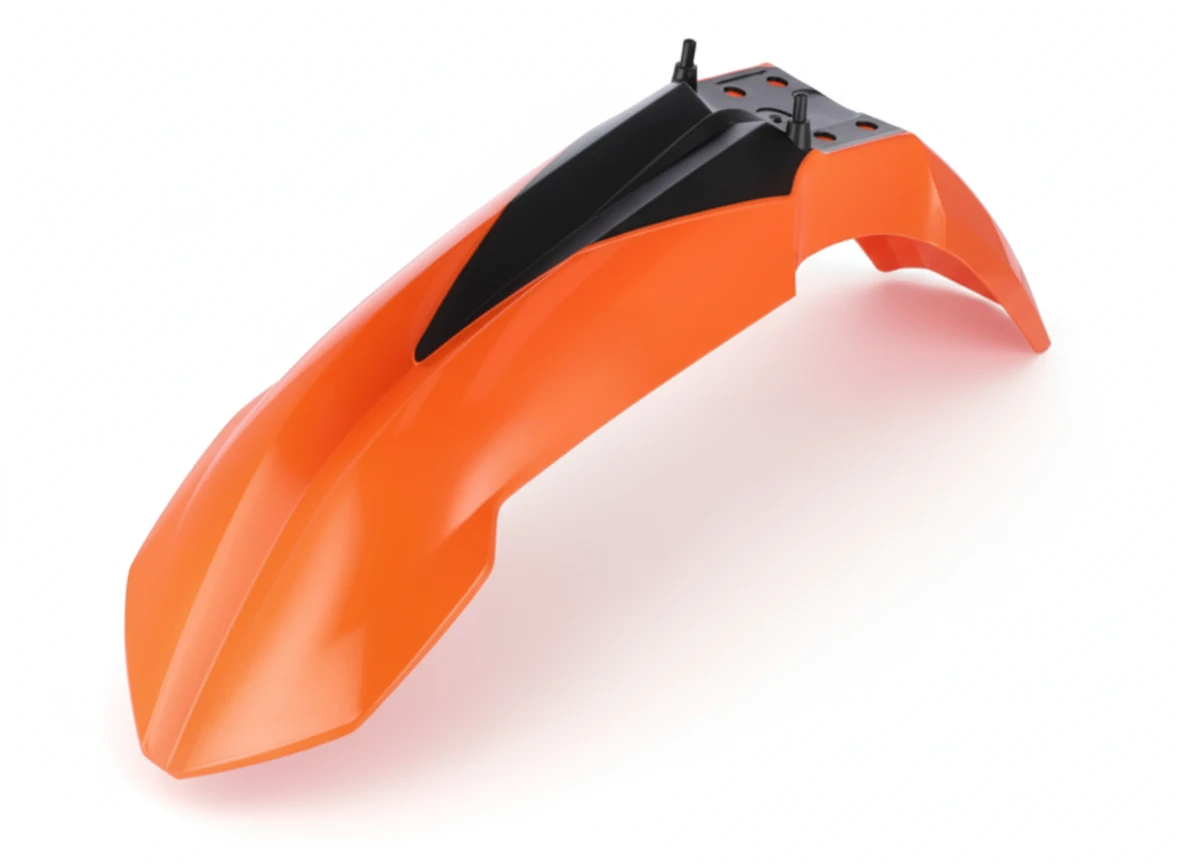 Крыло переднее оранжевое KTM 6SX 12 16 - фото 1