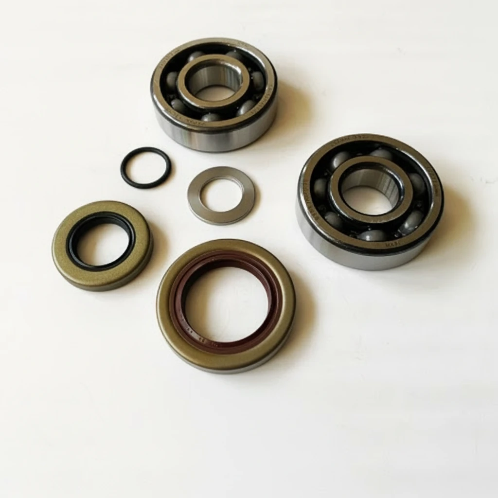 Подшипники коленвала+сальники KTM65(с09)/TC(с17), original - фото 1