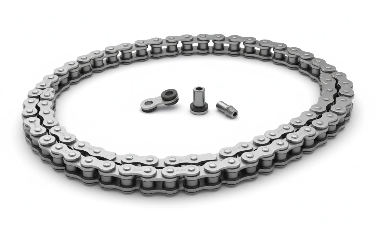 Цепь 520VO O Ring с замком под расклепку 128 - фото 1