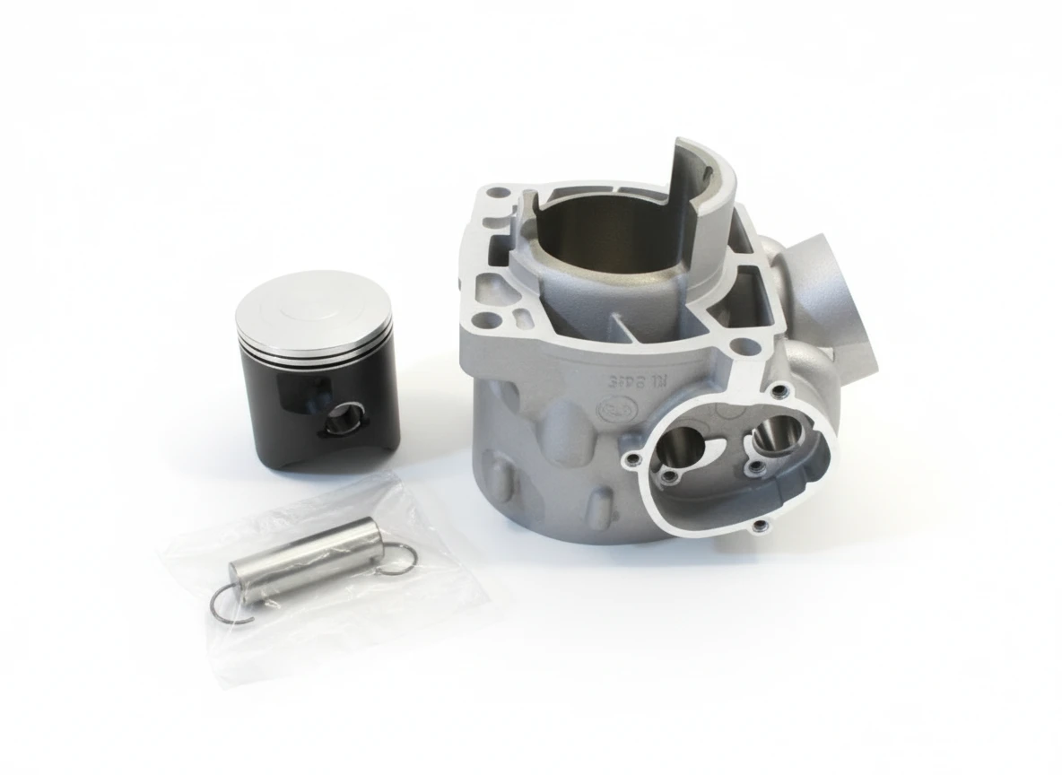 Цилиндр + поршень комплект KTM 250EXC TPI 18 19 / Husqvarna TE250i 18 19 OEM 55430038100 - фото 1