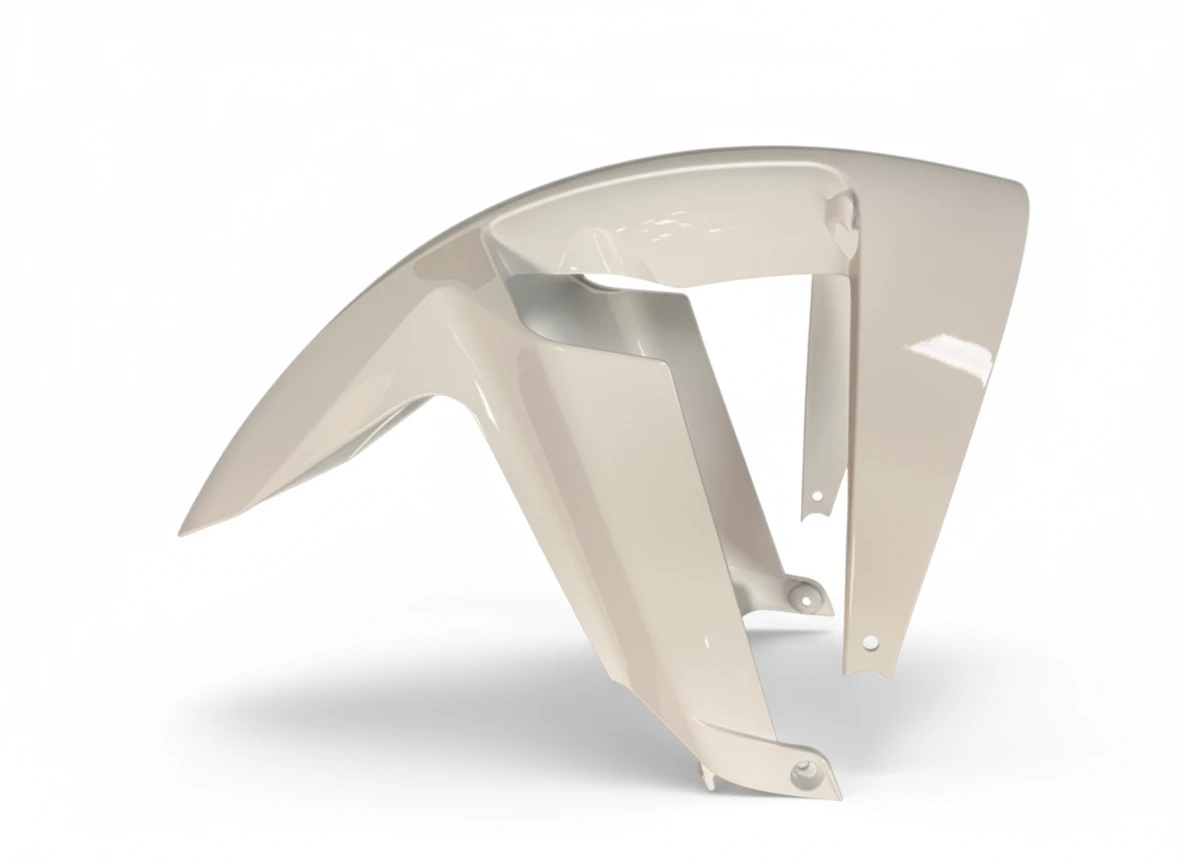Крыло переднее белое KTM Adventure 990 /09 12 - фото 1