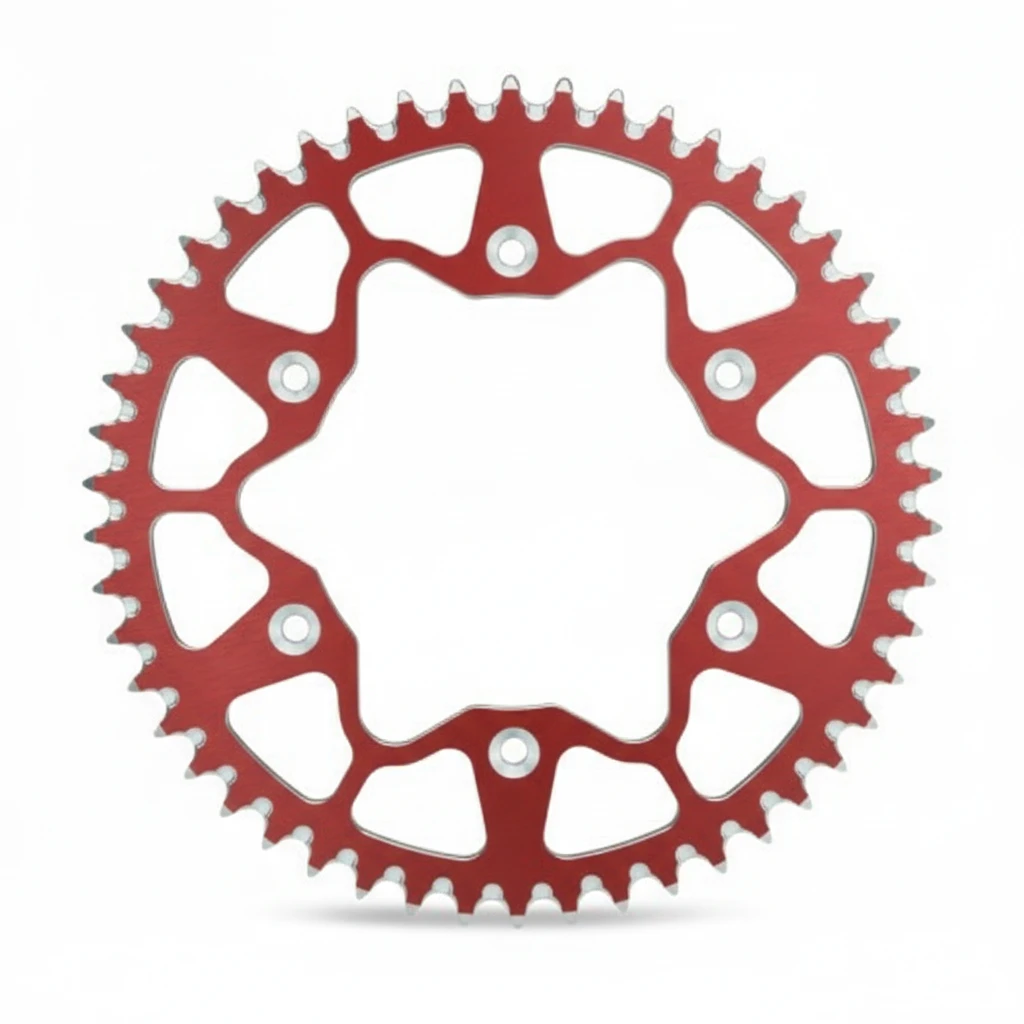 Звезда задняя алюминиевая красная 50 зубов Beta RR 13- / Honda CR CRF - фото 1