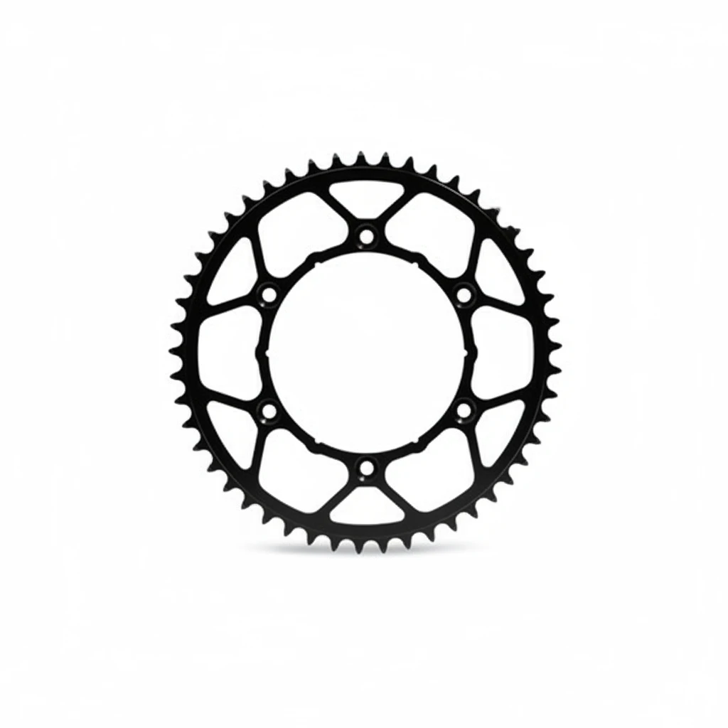 Звезда задняя стальная черная 50 зубов Kawasaki KX KX F / KDX KLX - фото 1