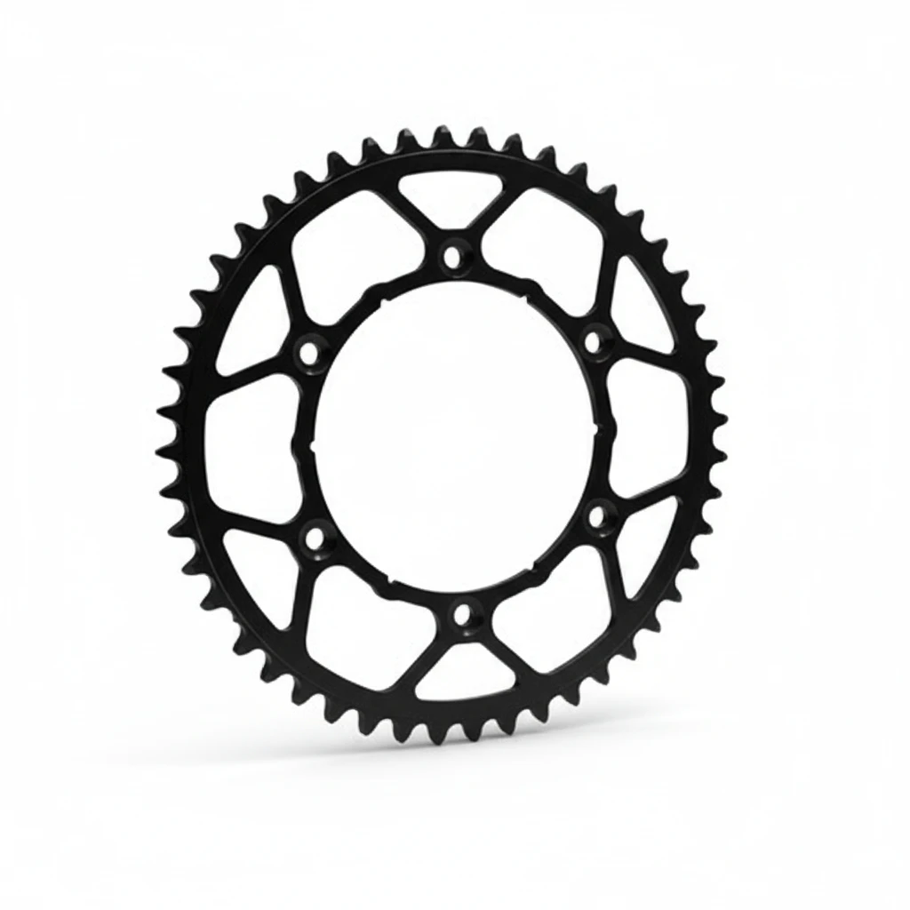 Звезда задняя стальная черная 49 зубов KTM / Husqvarna / GasGas - фото 1