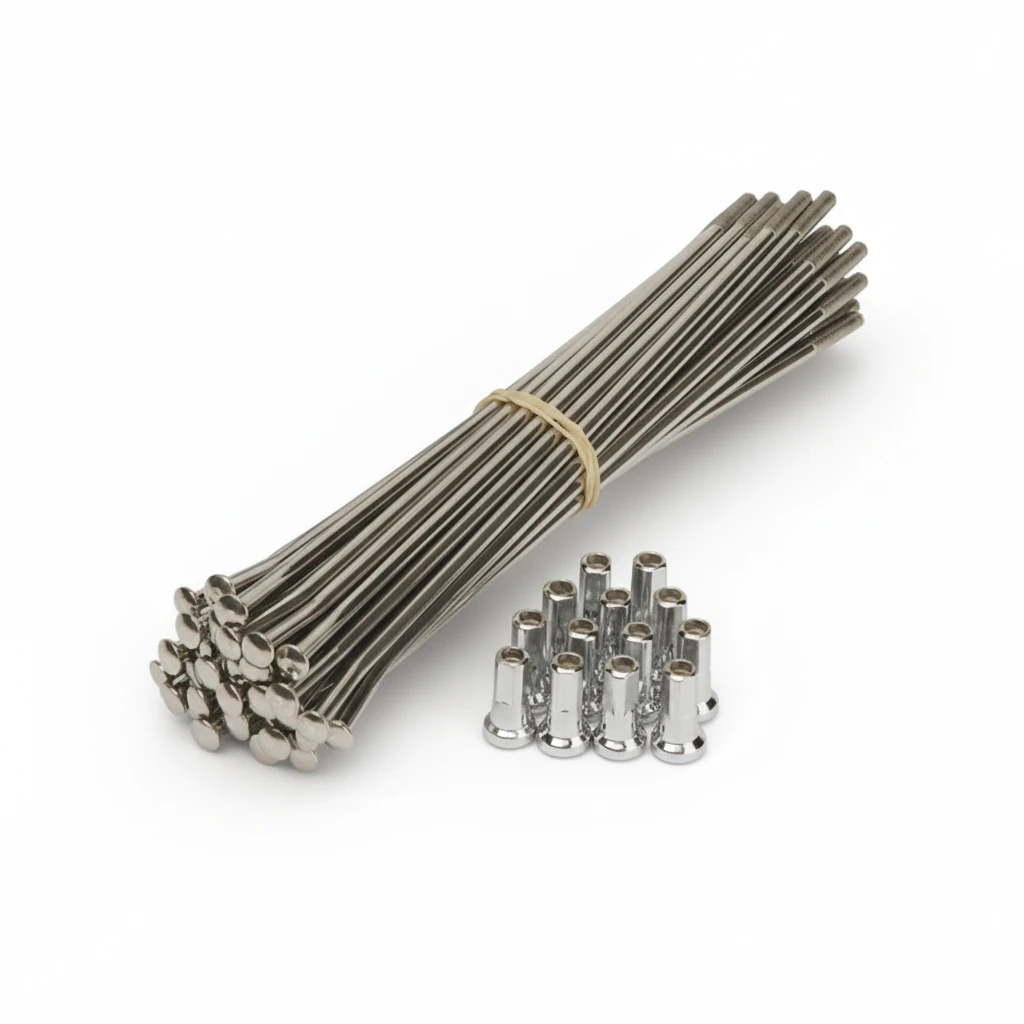 Спицы (к т) KAWASAKI KXF KLXR/ 250 2450 OEM R18'' 03 17 / SUZUKI RMZ250 04 06 - фото 1