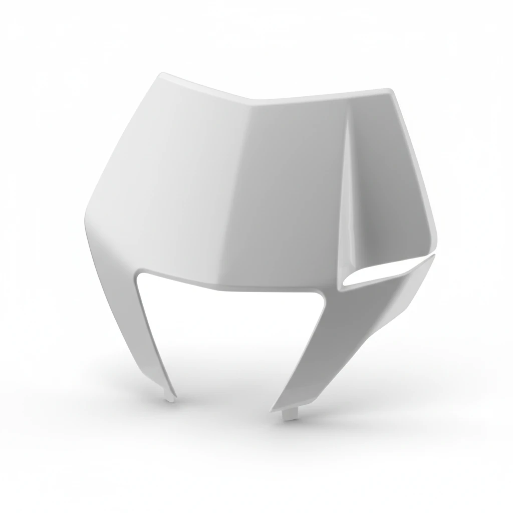 Пластик фары белый верхний KTM Freeride 12 18 - фото 1