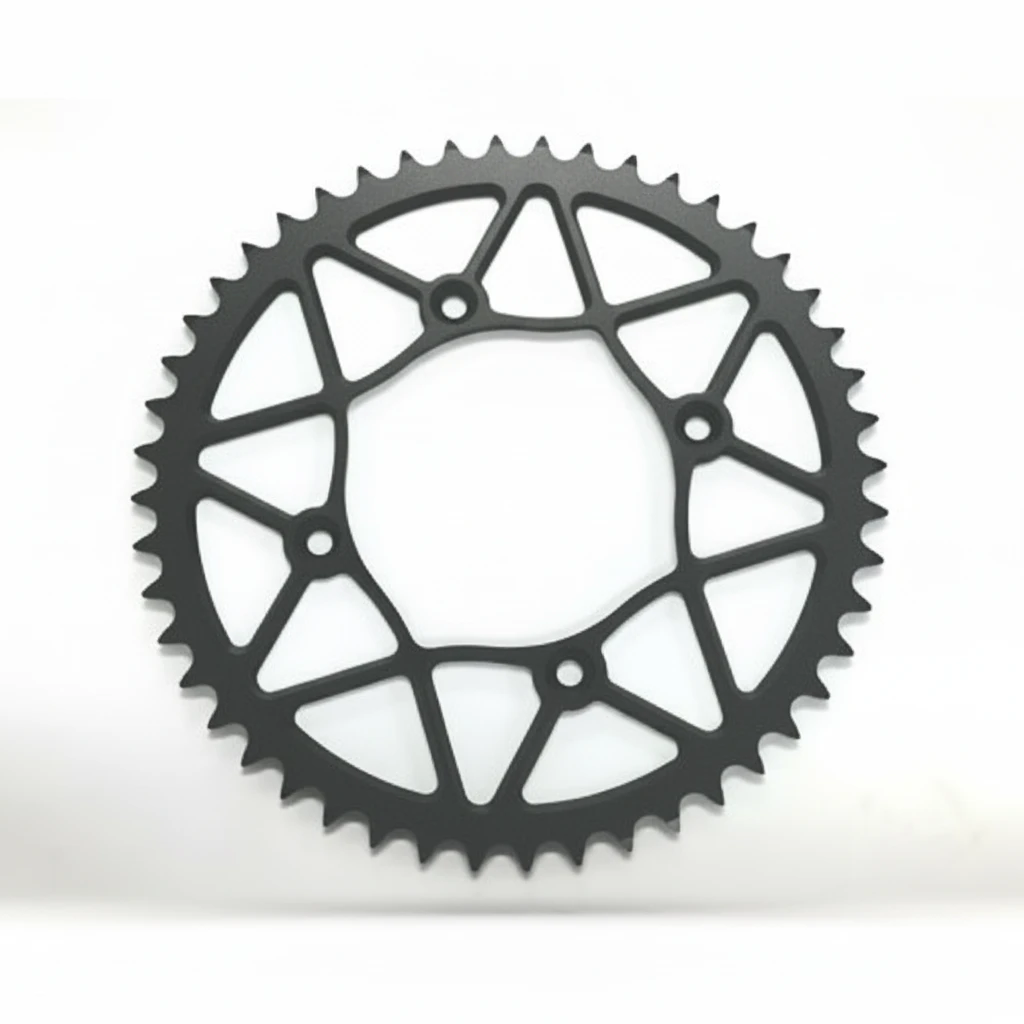 Звезда задняя алюминиевая черная 46 зубов KTM Freeride 12 17 - фото 1