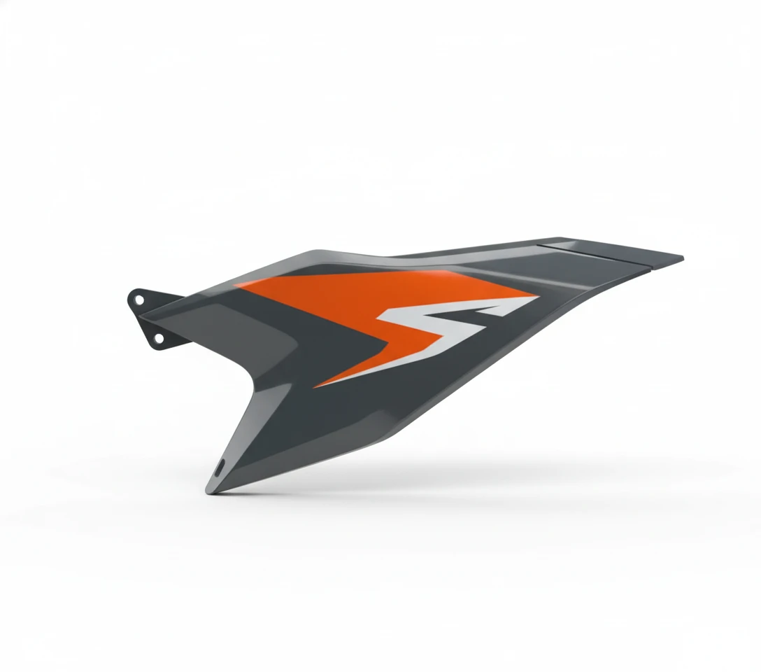 Спойлер задний левый с графикой KTM 690 Enduro R 21 22 - фото 1