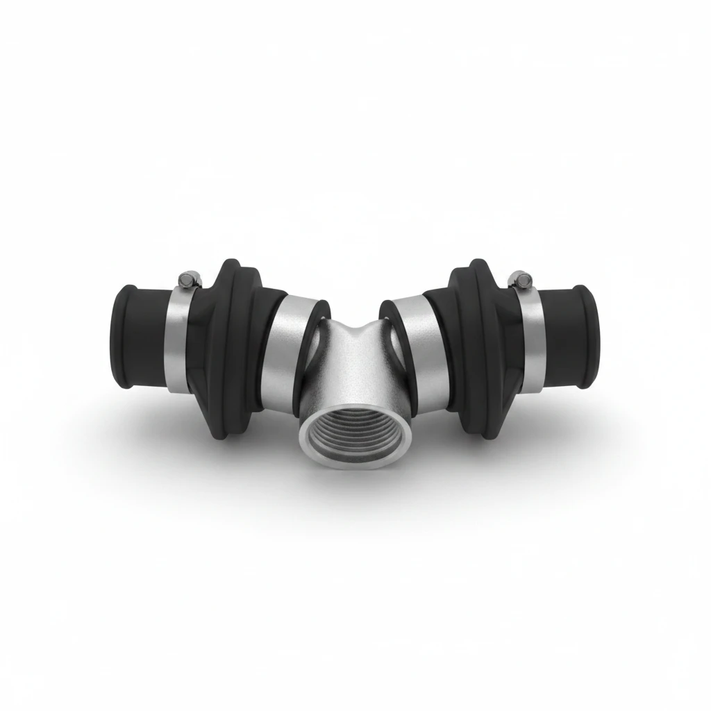 Тройник системы охлаждения KTM EXC EXC F 11 16; SX 11 16; SX F 11 15 / Husqvarna TC FC 14 15; TE FE 14 16 - фото 1