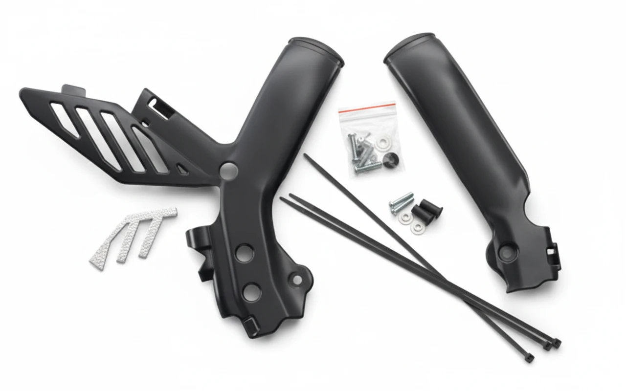 KTM защитные накладки на раму черные EXC EXCF 08 11 ( 77303094100 ) - фото 1