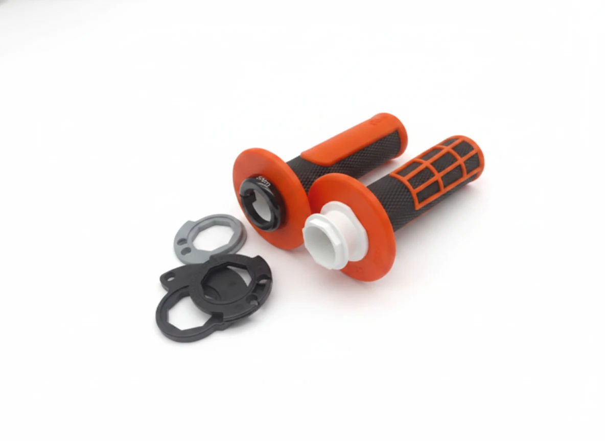 KTM грипсы с открытыми торцами SX / EXC TPI / freeride 17 23 ORANGE / BLACK ( 79002923000 ) - фото 1